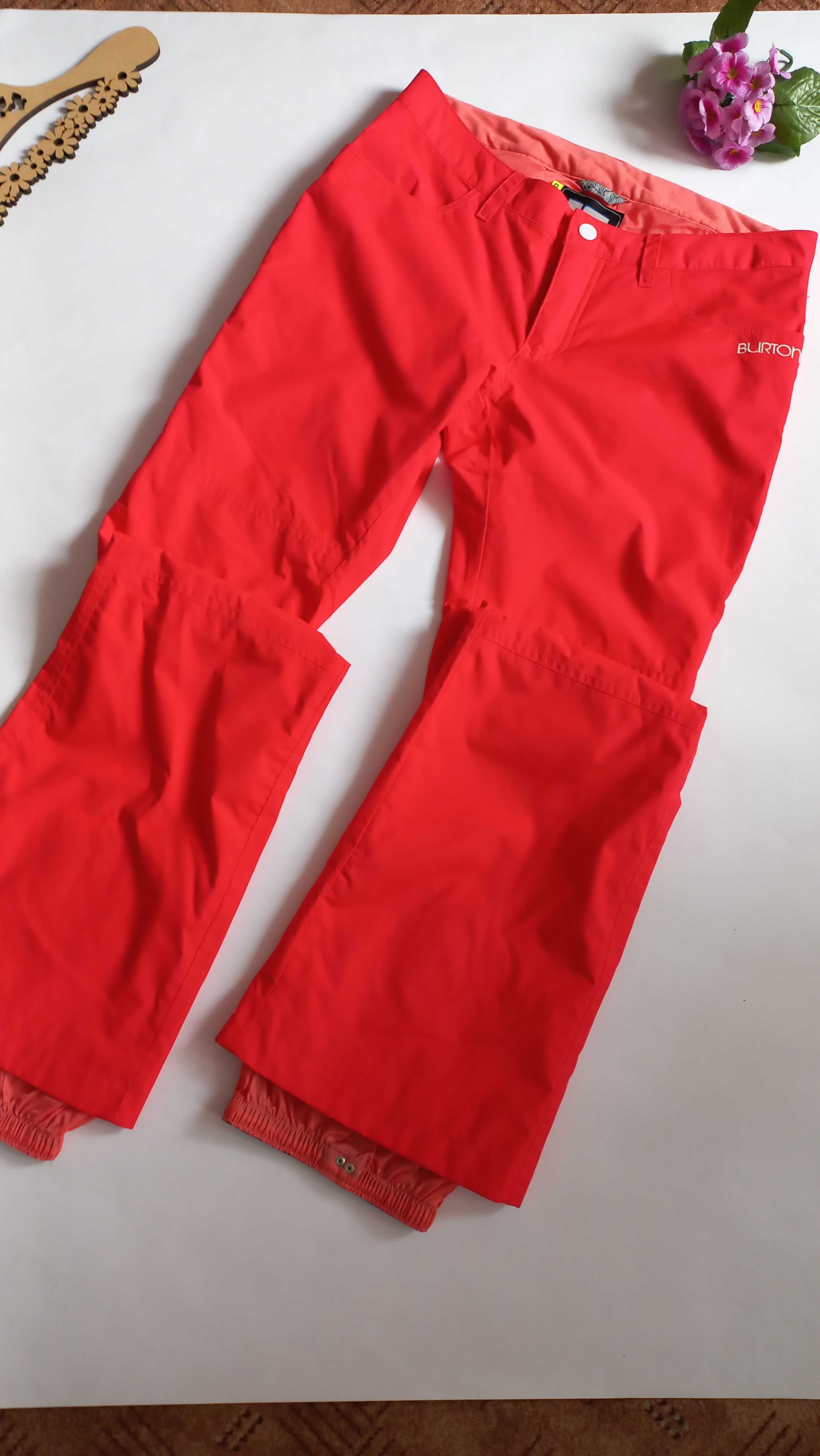 Червоні лижні штани для заняття сноубордом розмір s