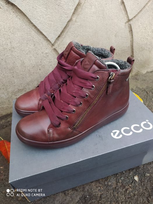 Ecco 37 36 ботинки жіночі зимові сапоги черевики чоботи взуття ессо