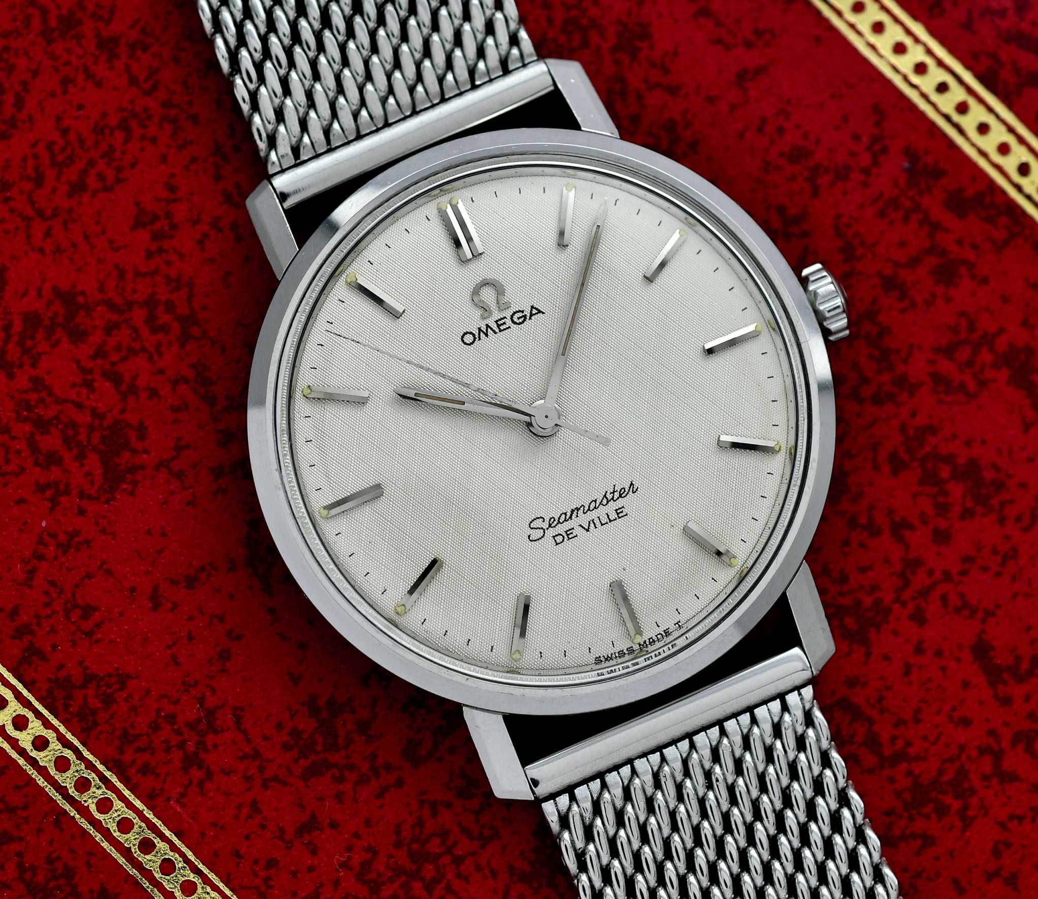 Zegarek OMEGA Seamaster DeVille Linen -Vintage z 64 roku - Mechaniczny