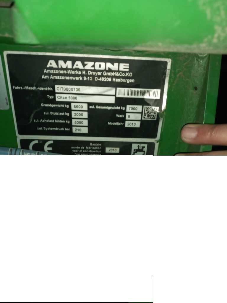 Сівалка Amazone CITAN 9000