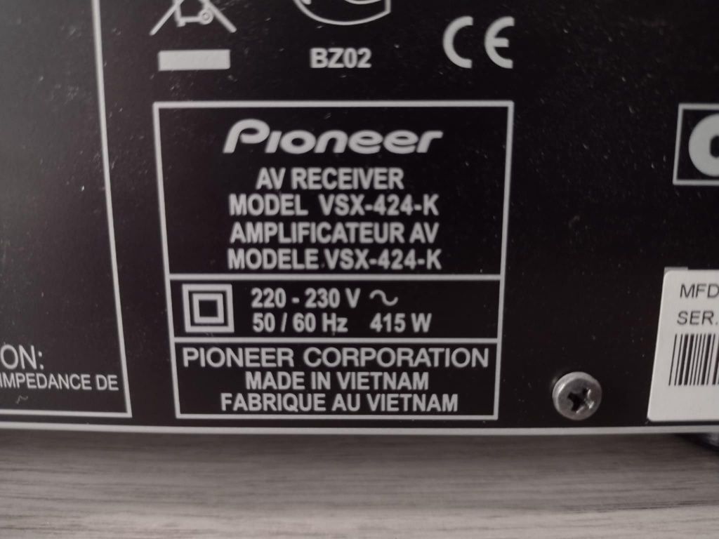 Pioneer Kino domowe. Amplituner  z odtwarzaczem Blue Ray
