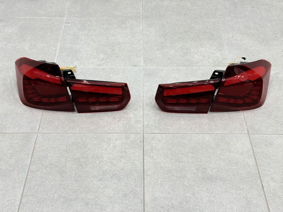 Задні LED ліхтарі стиль M4 для BMW 3 series F30 2012-2018 червоні