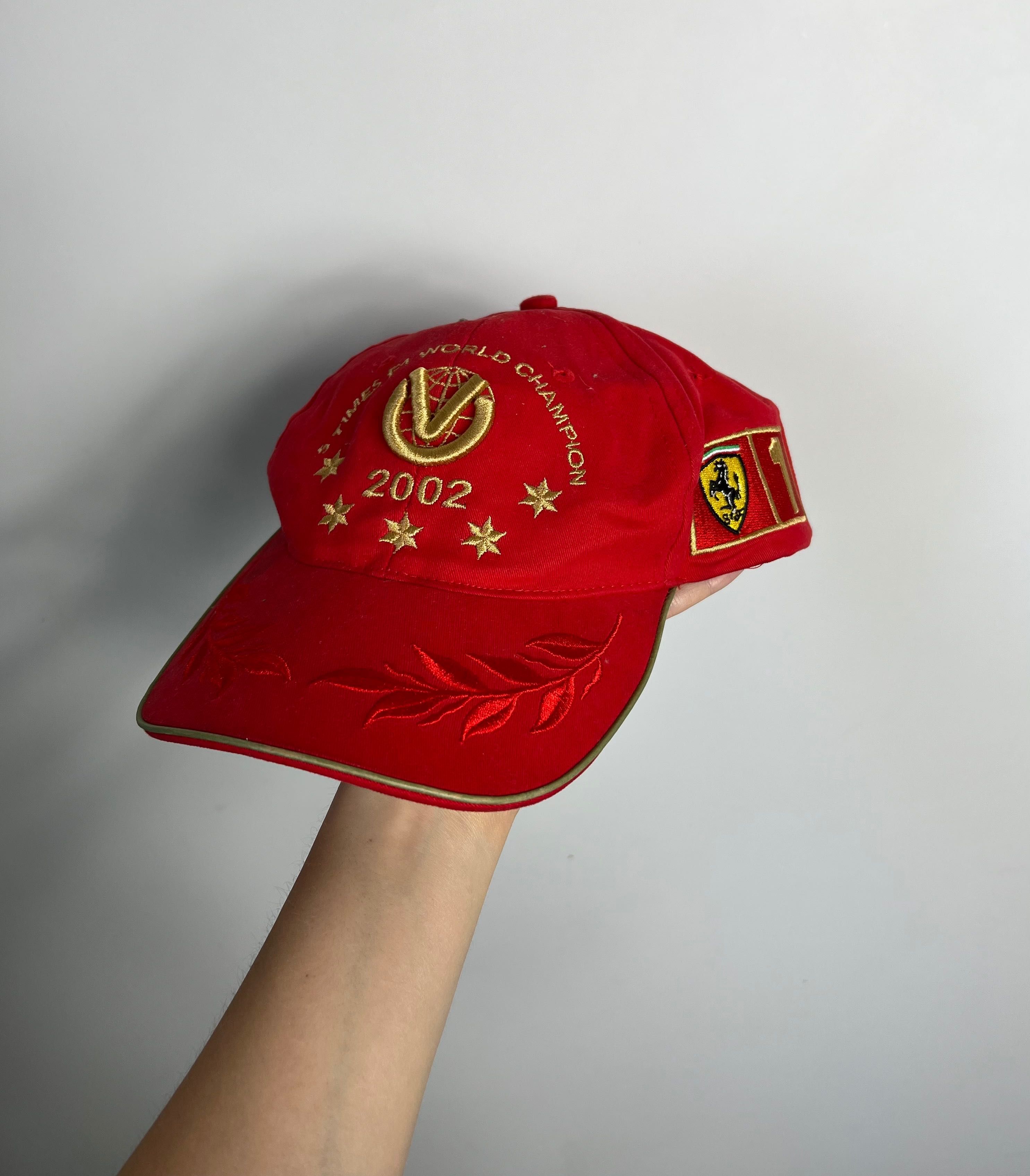 czapka Ferrari Michael Schumacher 2002 F-1 World Champion vintage