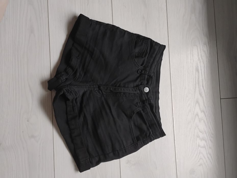 Spodnie jeansowe krótkie shein