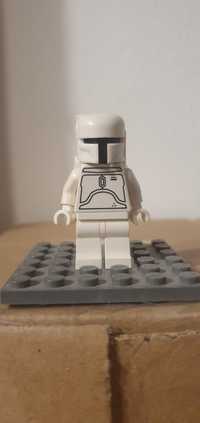 Oryginalna minifigurka Lego Star Wars Boba Fett biały