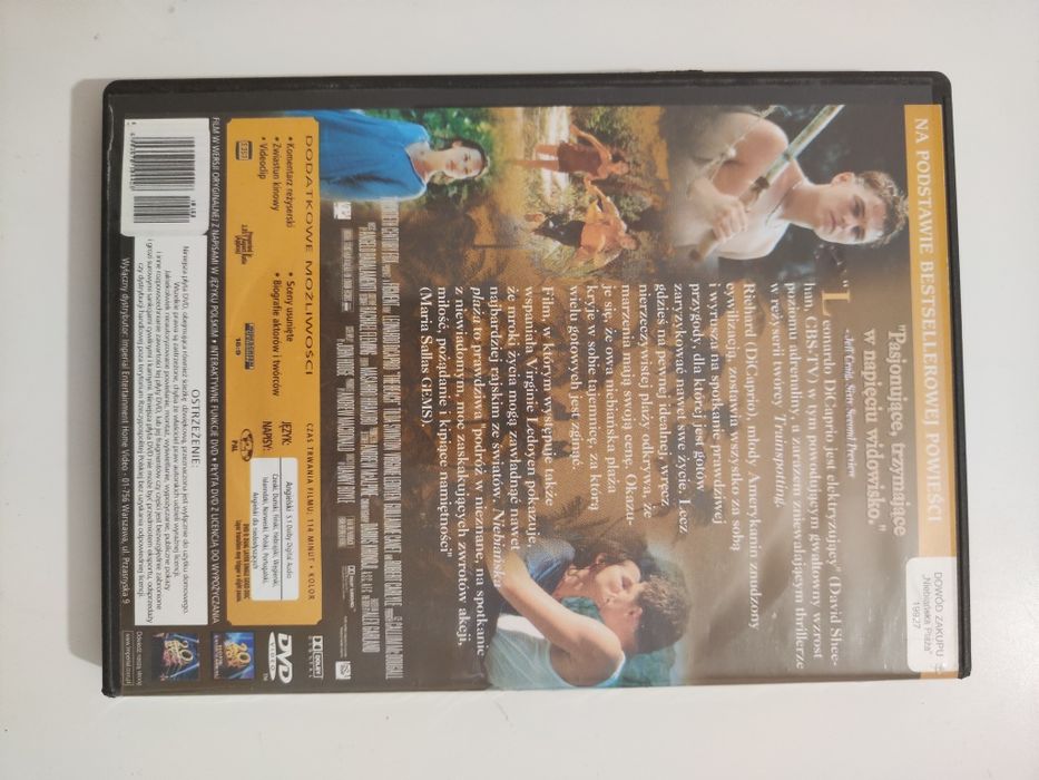 Niebiańska plaża (The Beach) - płyta DVD