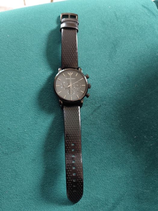 Zegarek męski klasyczny stylowy elegancki Emporio Armani AR1737 skóra
