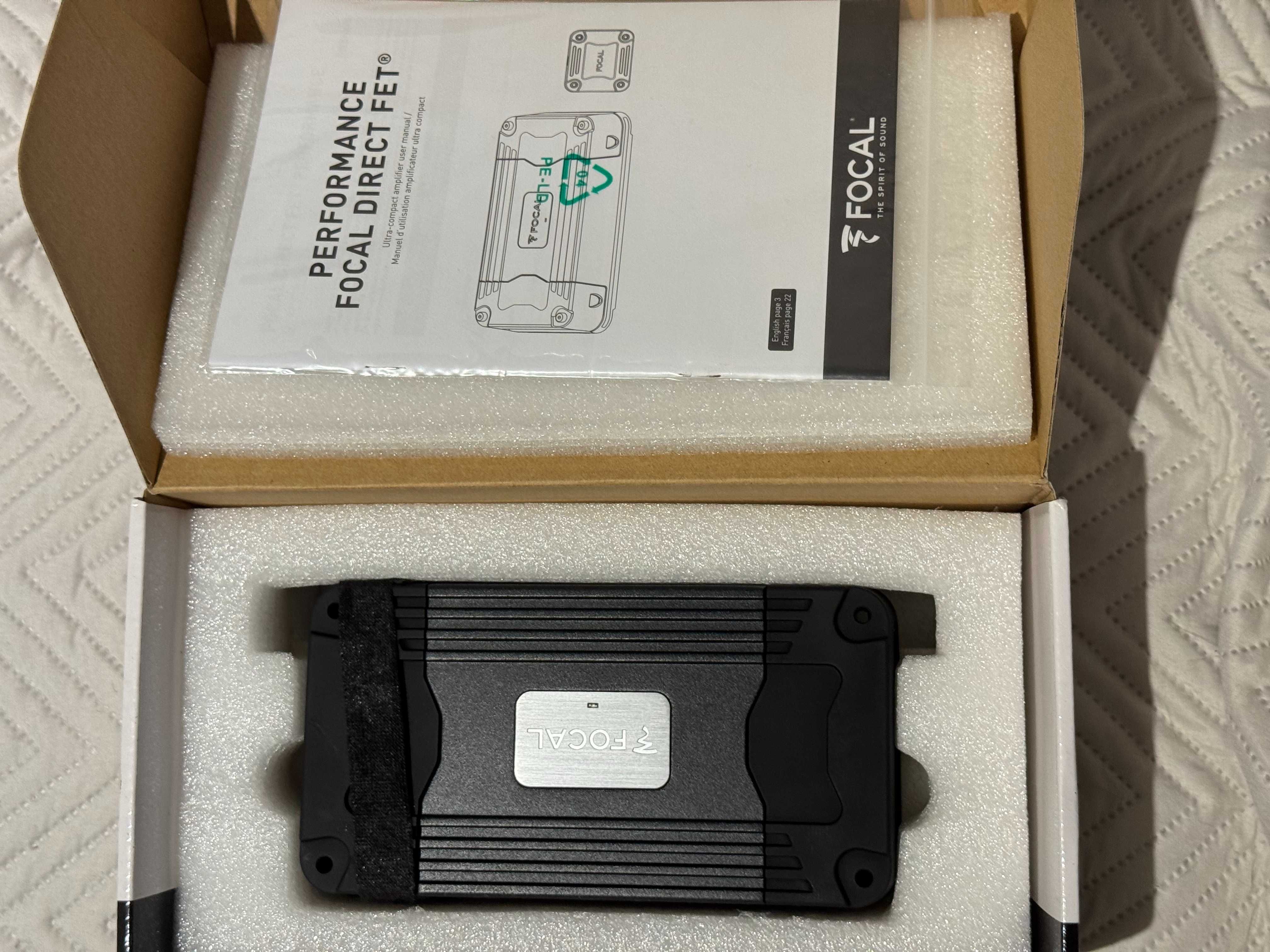 FOCAL FDS 1.350 dual output mono amplifier