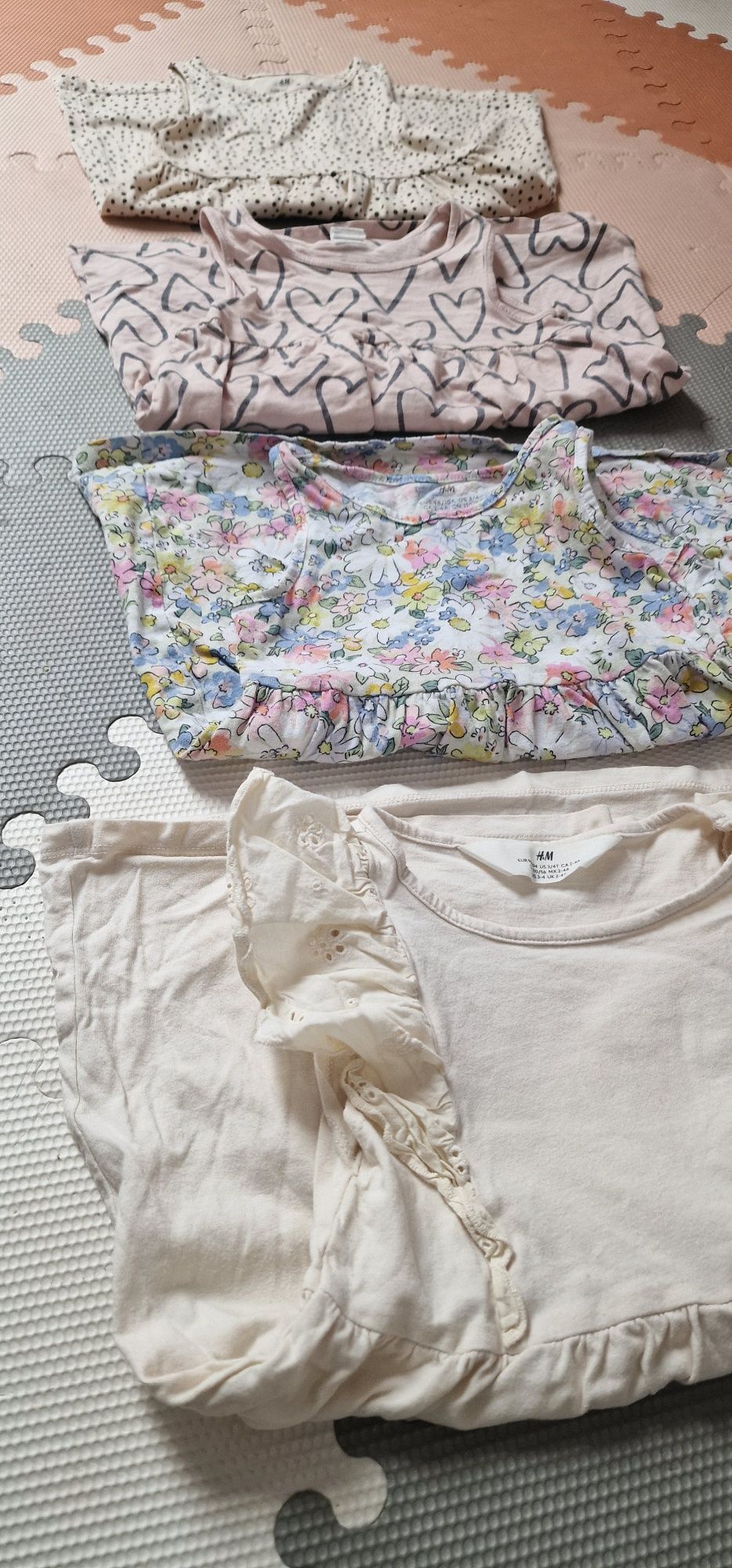 Sukienki letnie H&M rozm. 92 98/104