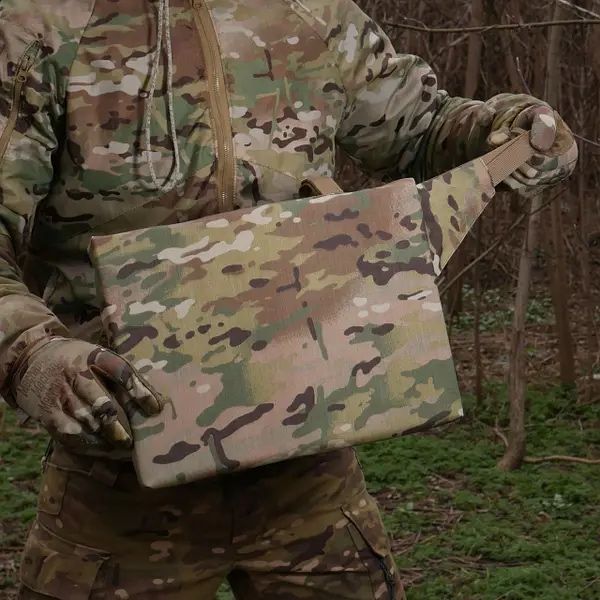 Каремат для сидіння з балістичним пакетом 2 клас захисту по ДСТУ.
