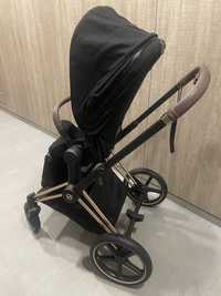 Cybex Priam Rose Gold e Cloud T Plus preto