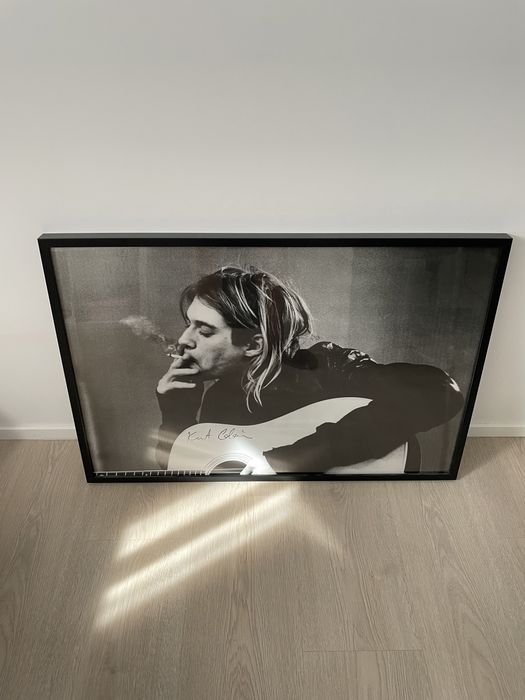Poster Kurt Cobain + Moldura 60x90cm
