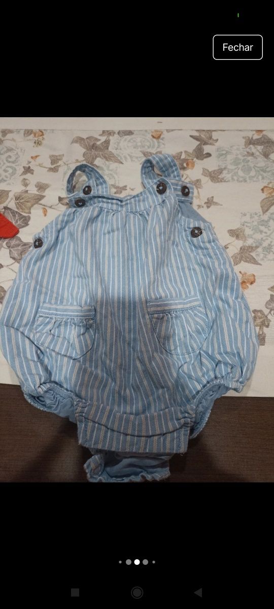 Jardineiras menino bebe