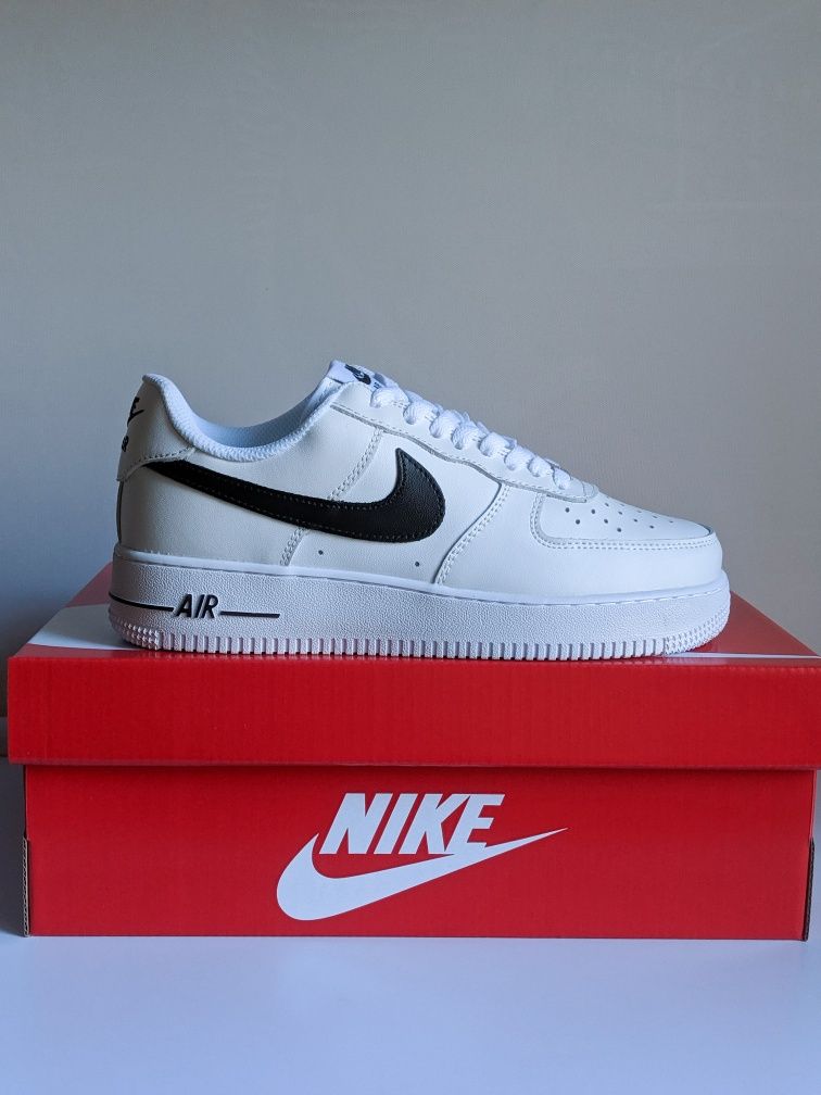 Женские кроссовки Nike Air Force 1 White Black | Размеры 36-41