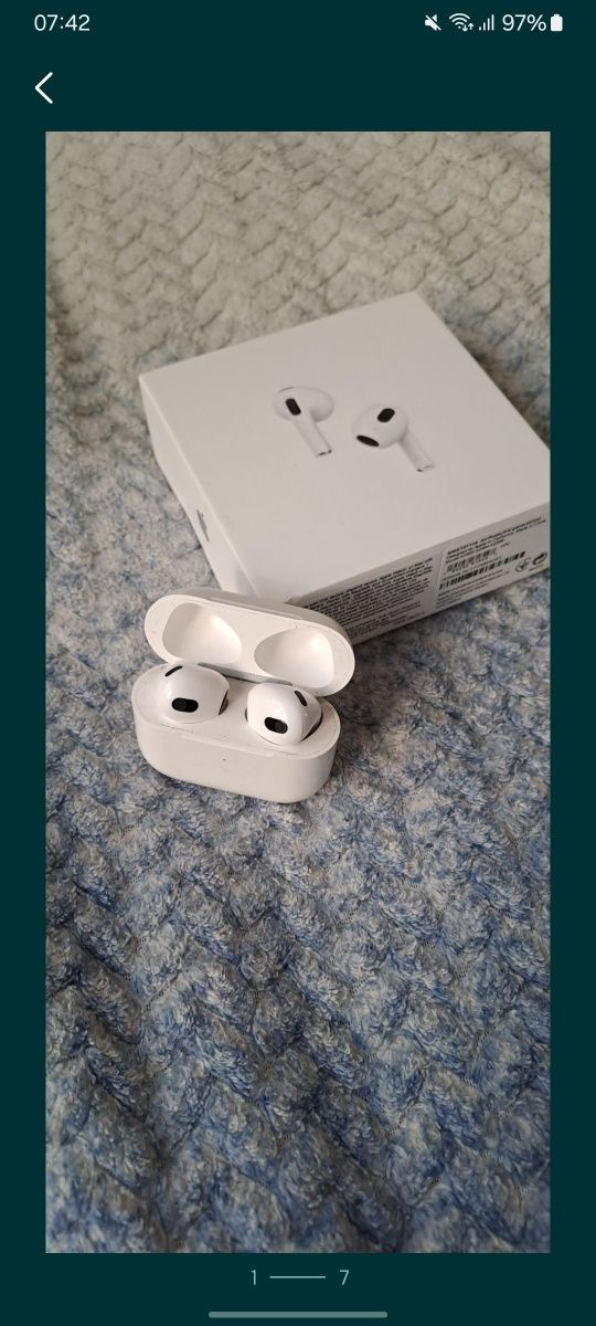 Гарнітура Apple Airpods 3