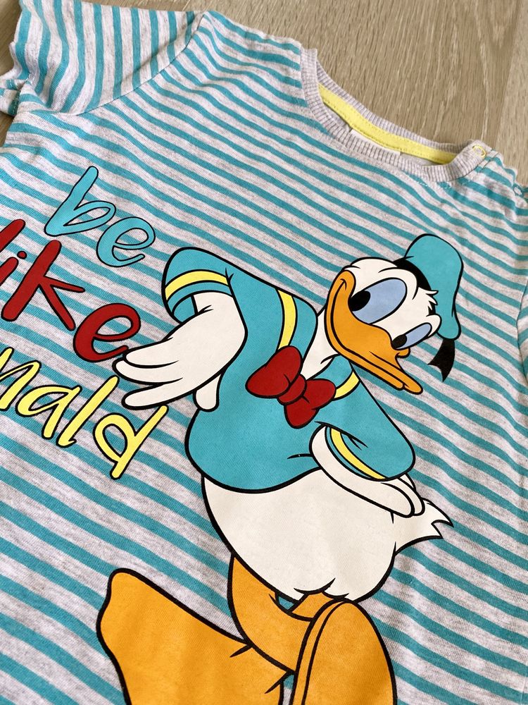 Dwupak koszulki chłopięce Disney Donald 98