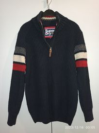 Nowy sweter z wełną Superdry L