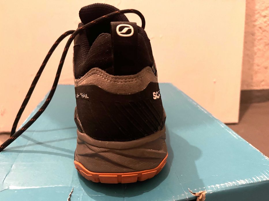 Prawie nowe męskie trekkingi Scarpa Rush Trail GTX 44 na gwarancji