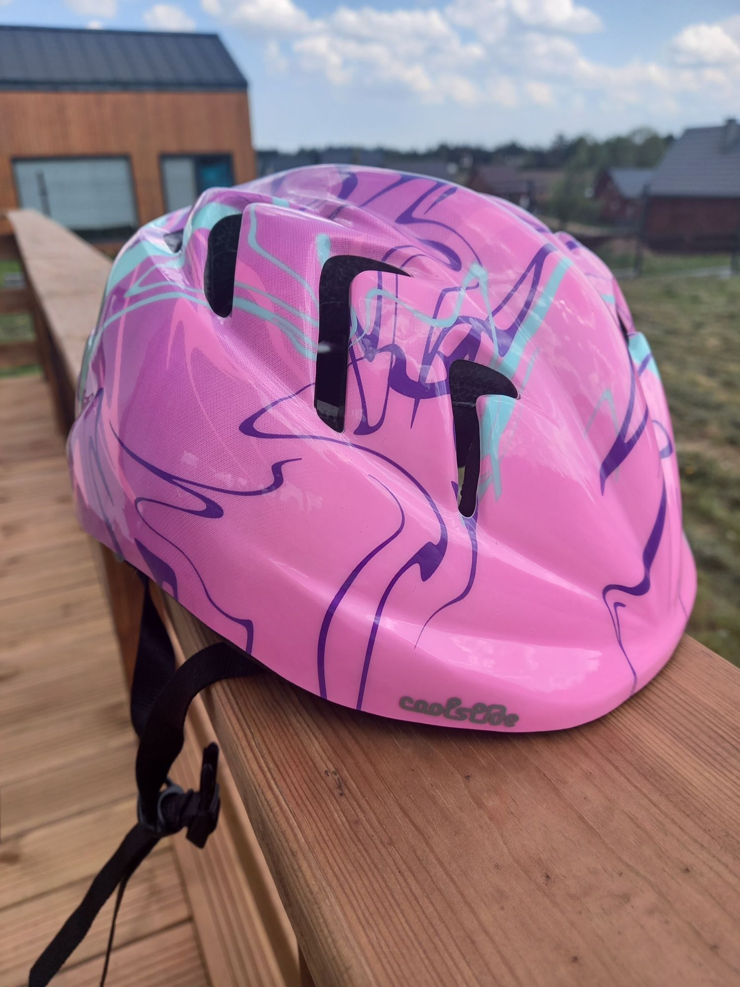 Kask rowerowy dziedzięcy 3/4 latka XS