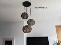 Vendem-se 2 candeeiros de tecto para sala e sala de jantar (ler descr)