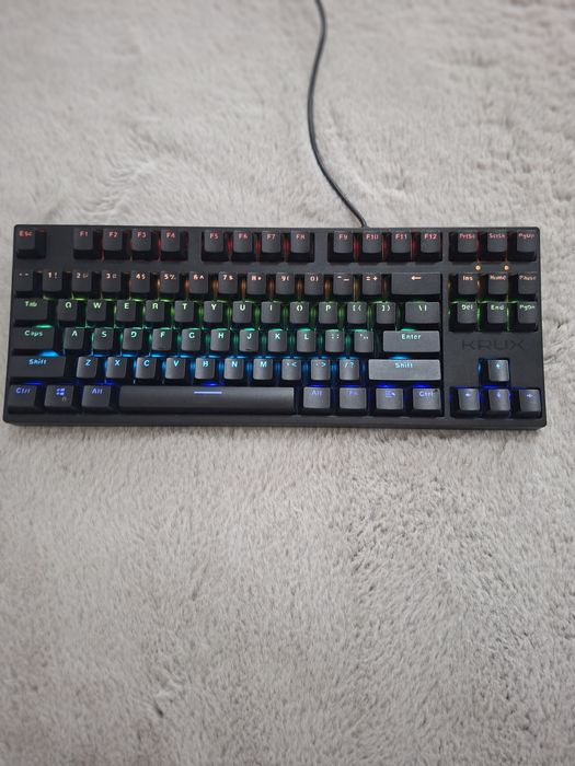 Klawiatura krux gaming minecraft fortnite do gier gamingowa Games