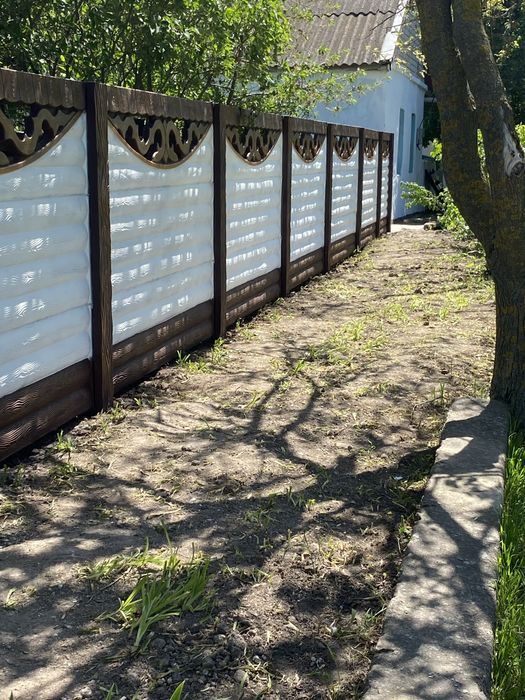 Еврозаборы Бетонні паркани европаркани.