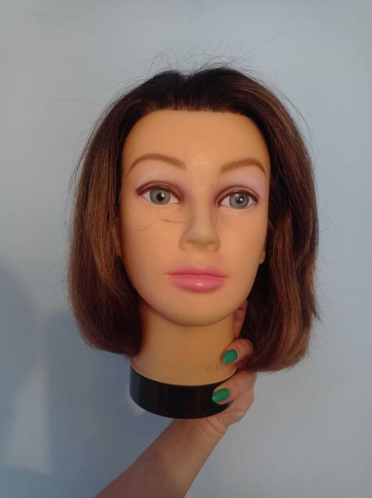 Główka treningowa fryzjerska – włosy naturalne, luksusowa jakość!