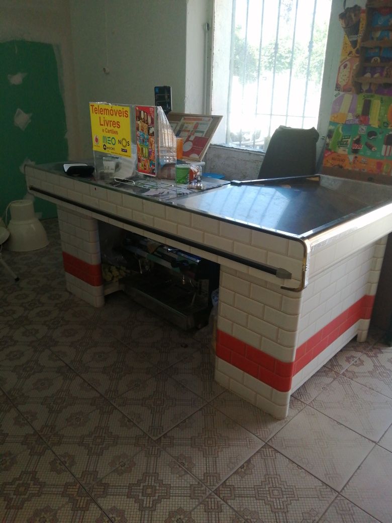 Caixa de saída de supermercado
