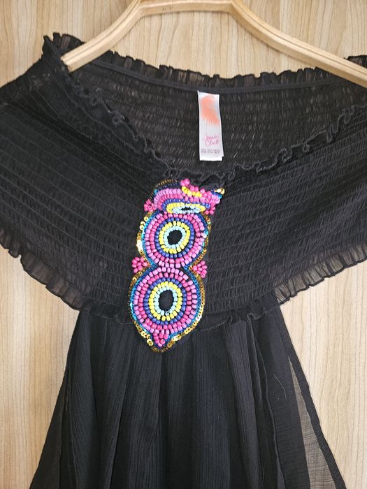 Narzutka plażowa czarna