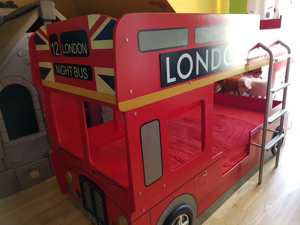 Łóżko piętrowe London Bus