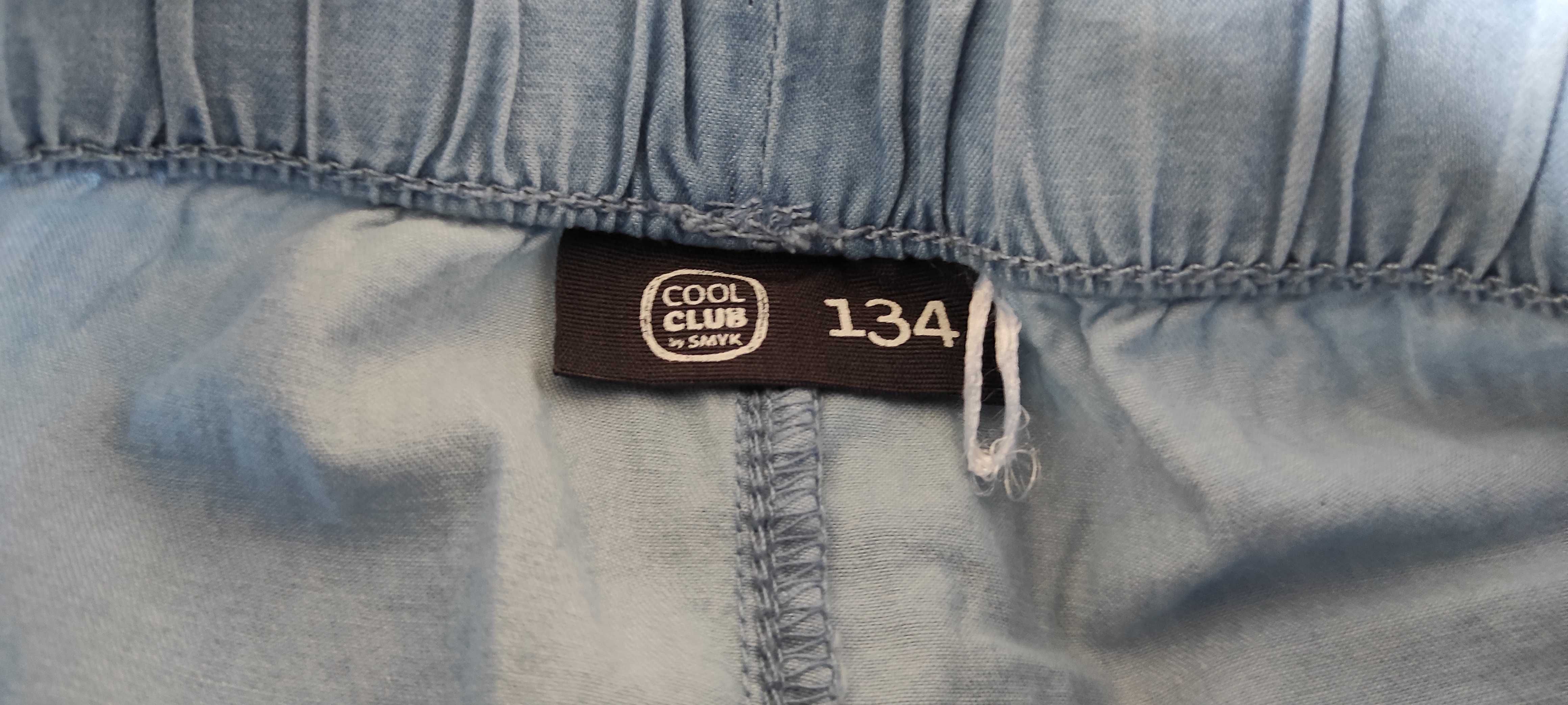 Letnie spodnie ala jeansy dla dziewczynki - Cool Club - rozm. 134