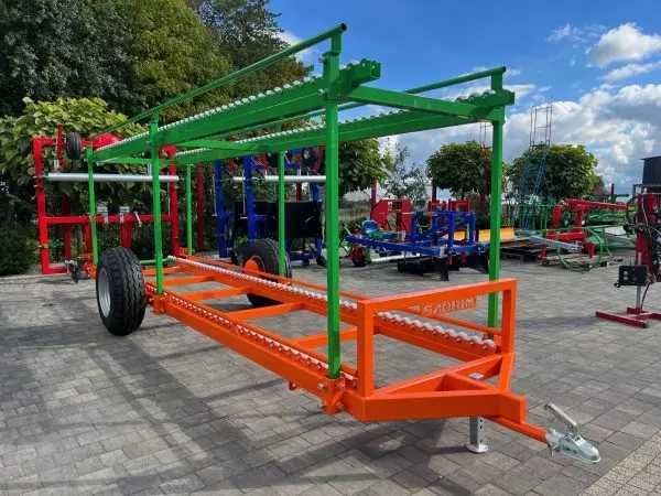 Wózek Samowyładowawczy Roller3 3skrzyniopalety 2 rzędy rolek zaczep