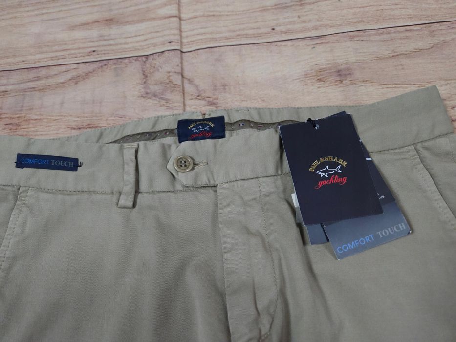 PAUL & SHARK Yachting Spodnie Chinos Comfort Touch Męskie r. 30