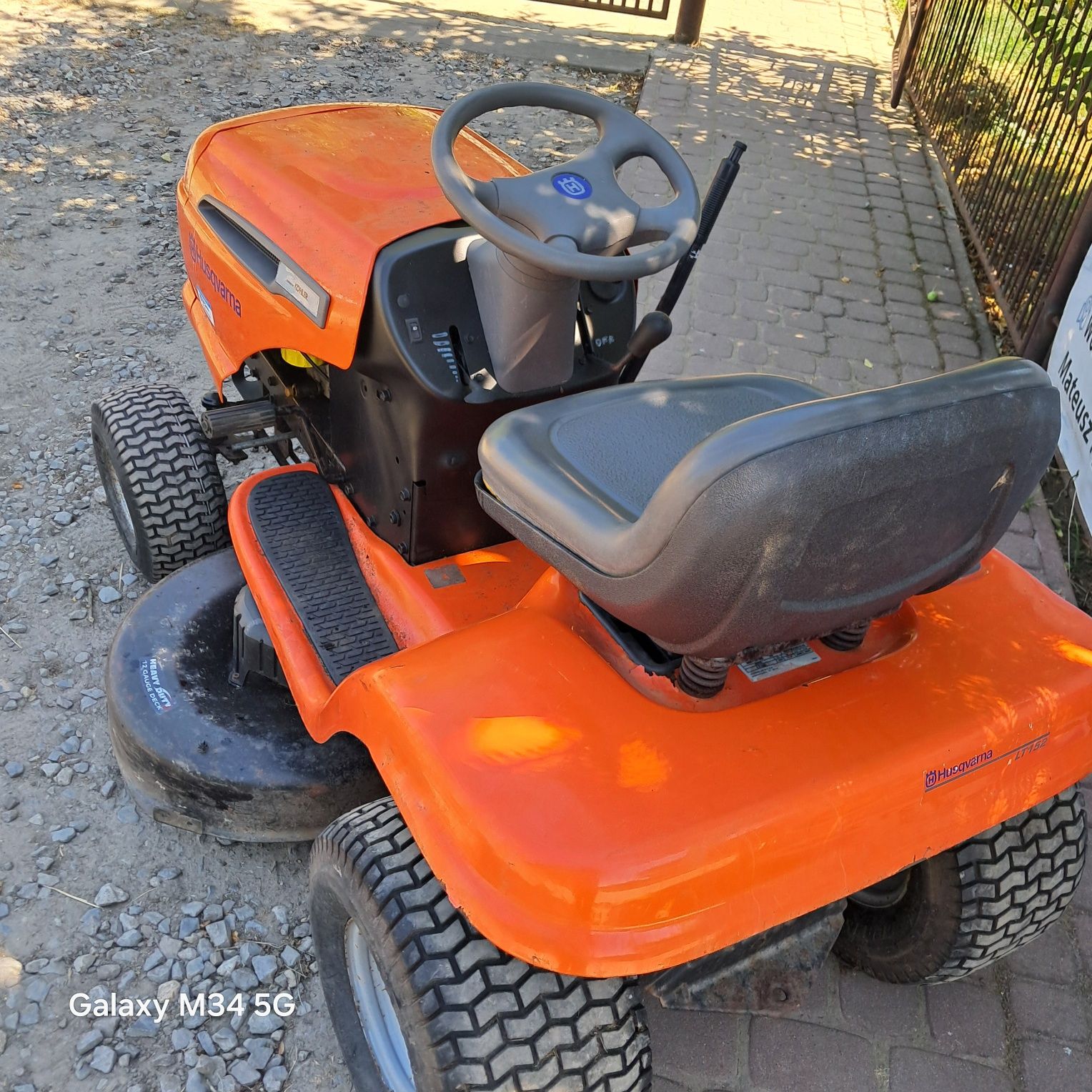 Kosiarka traktorek Husqvarna lt152, pompa oleju