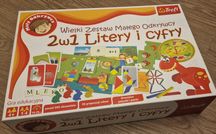 Gra edukacyjna Zestaw Malego Odkrywcy 2w1 litery i cyfry