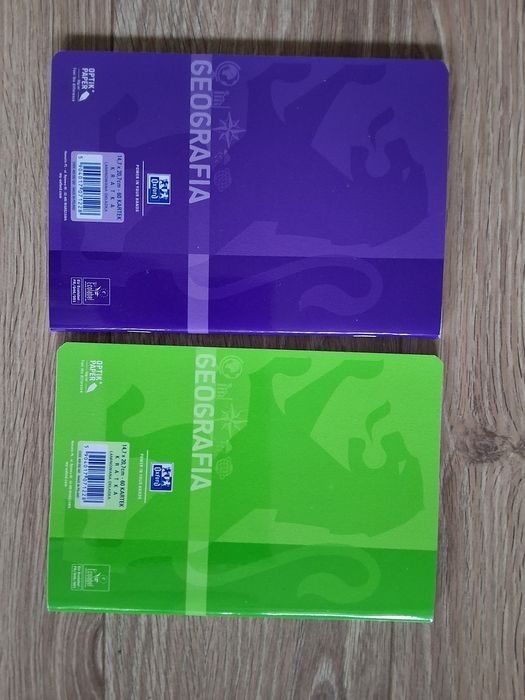 Zeszyty Oxford kratka 60 kartek 2 sztuki Geografia