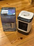 Ventilador Portátil com Efeito de Arrefecimento – Humidificador
