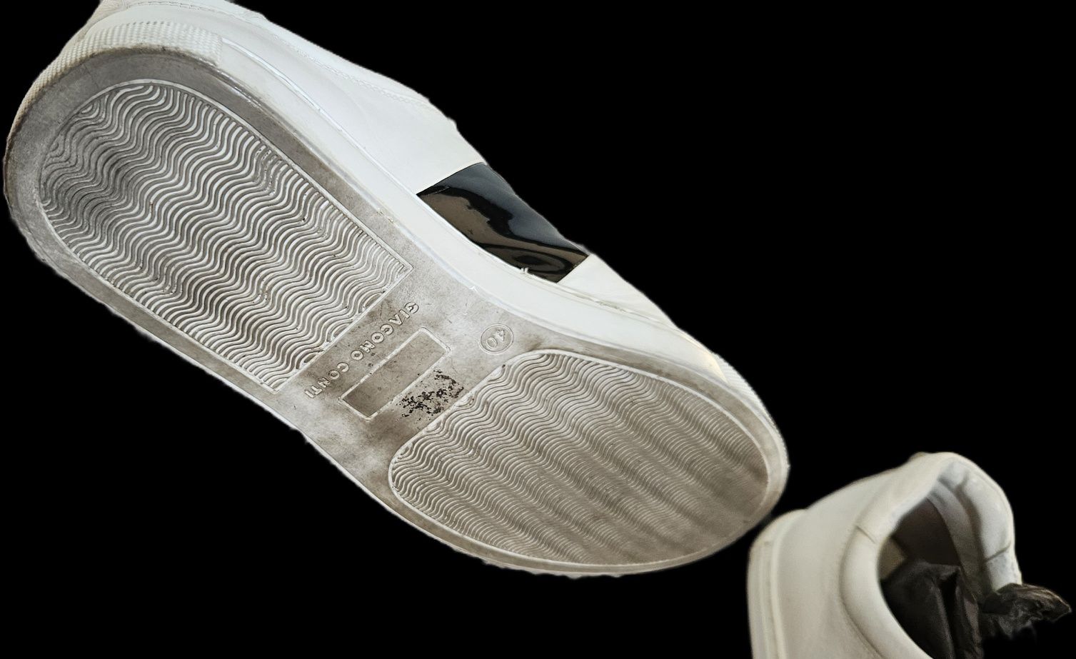 Buty sneakersy giacomo conti/ Domeno białe r.40