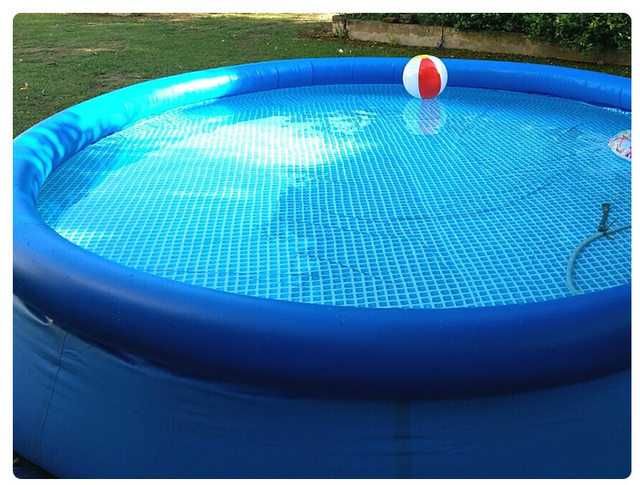 Piscina Bestway 305m x 76cm-3853 litros - Usada uma vez