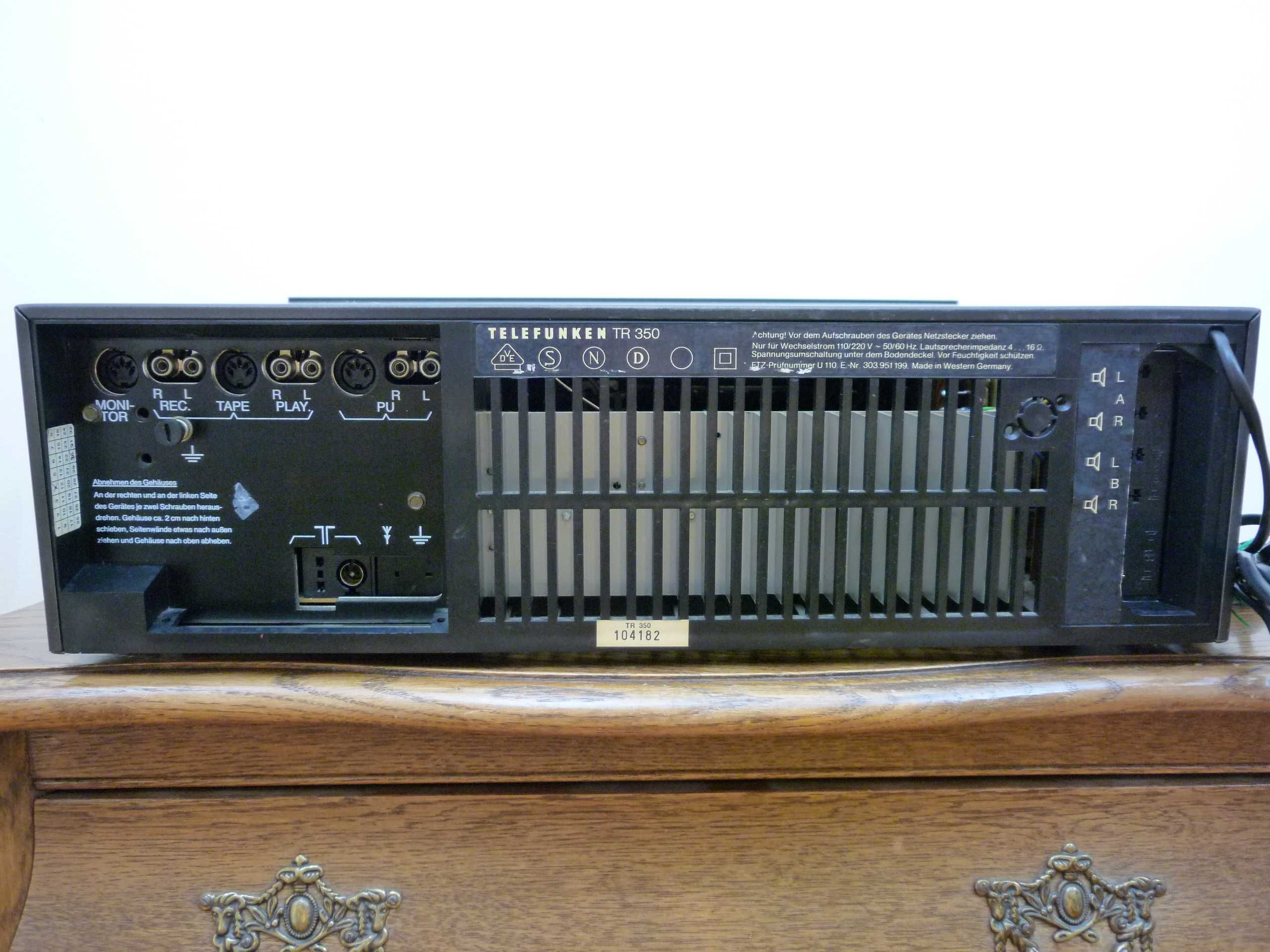 TELEFUNKEN TR 350 Wzmacniacz Amplituner Hi-Fi VINTAGE jak NOWY