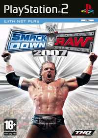 PS2 - Jogo "SMACK DOWN vs RAW 2007" (Novo)
