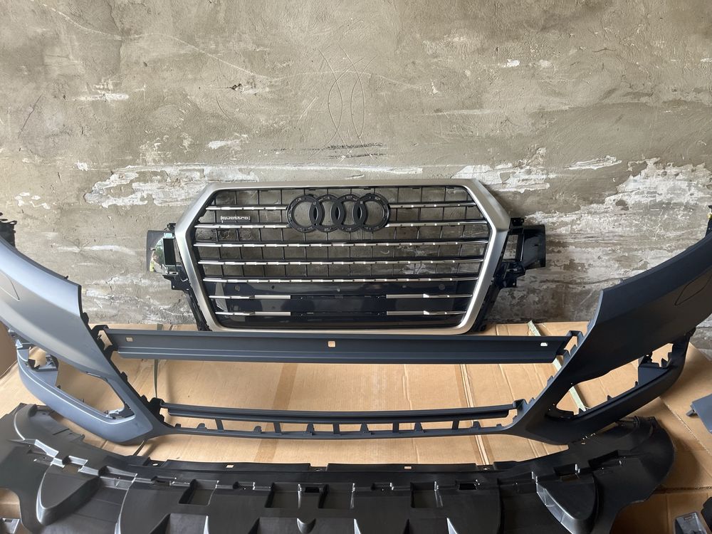 Бампер, бампер передний audi q7 4m 2016 2017 2018 2019 2020