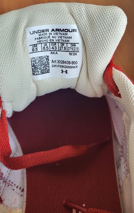 Кросівки Under Armour Essentinal Runne 27.5смr