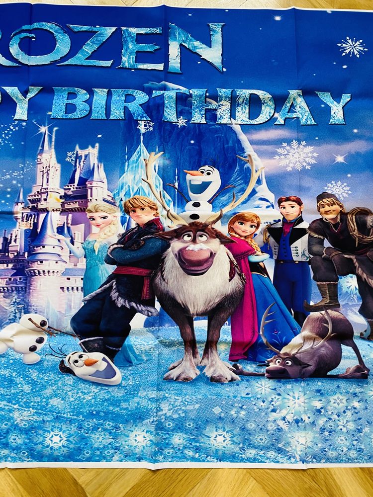 Baner urodzinowy Frozen Elsa