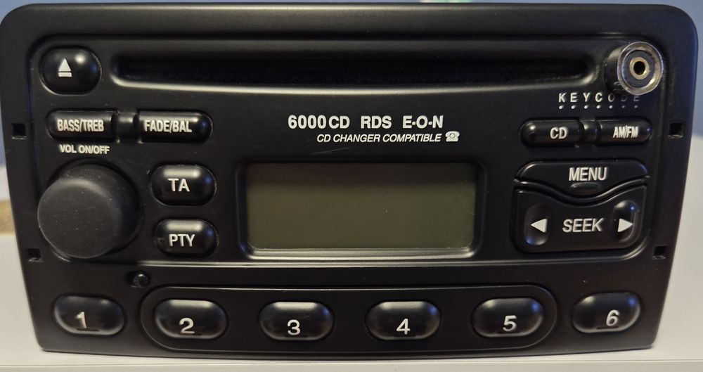 Radio Ford plus AUX 6000NE + KOD