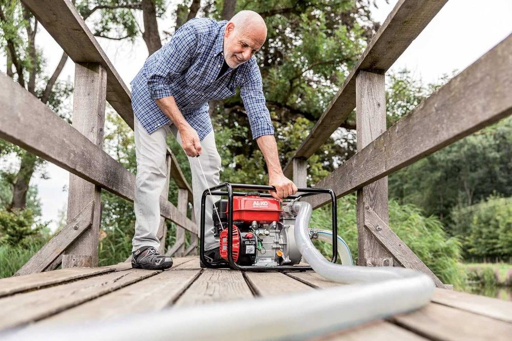 AL-KO bmp 3000 spalinowa Pompa Wodna 4,1kW 30000L/h nawadnianie studni