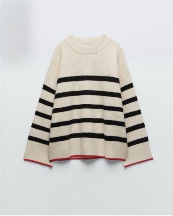 Светр zara у смужку