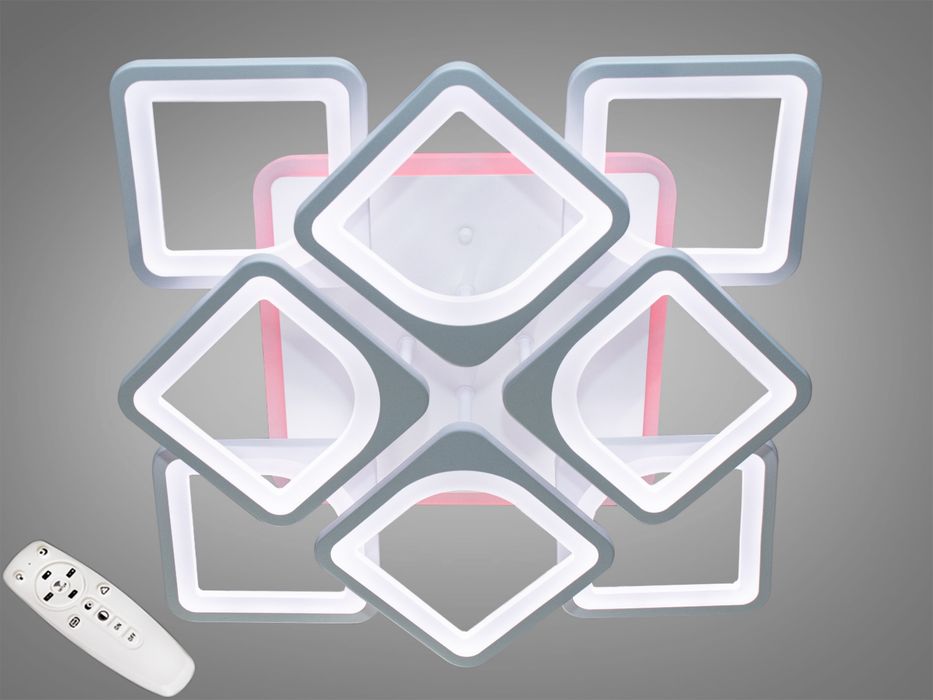 Світлодіодна LED люстра 130W з диммером і підсвіткою