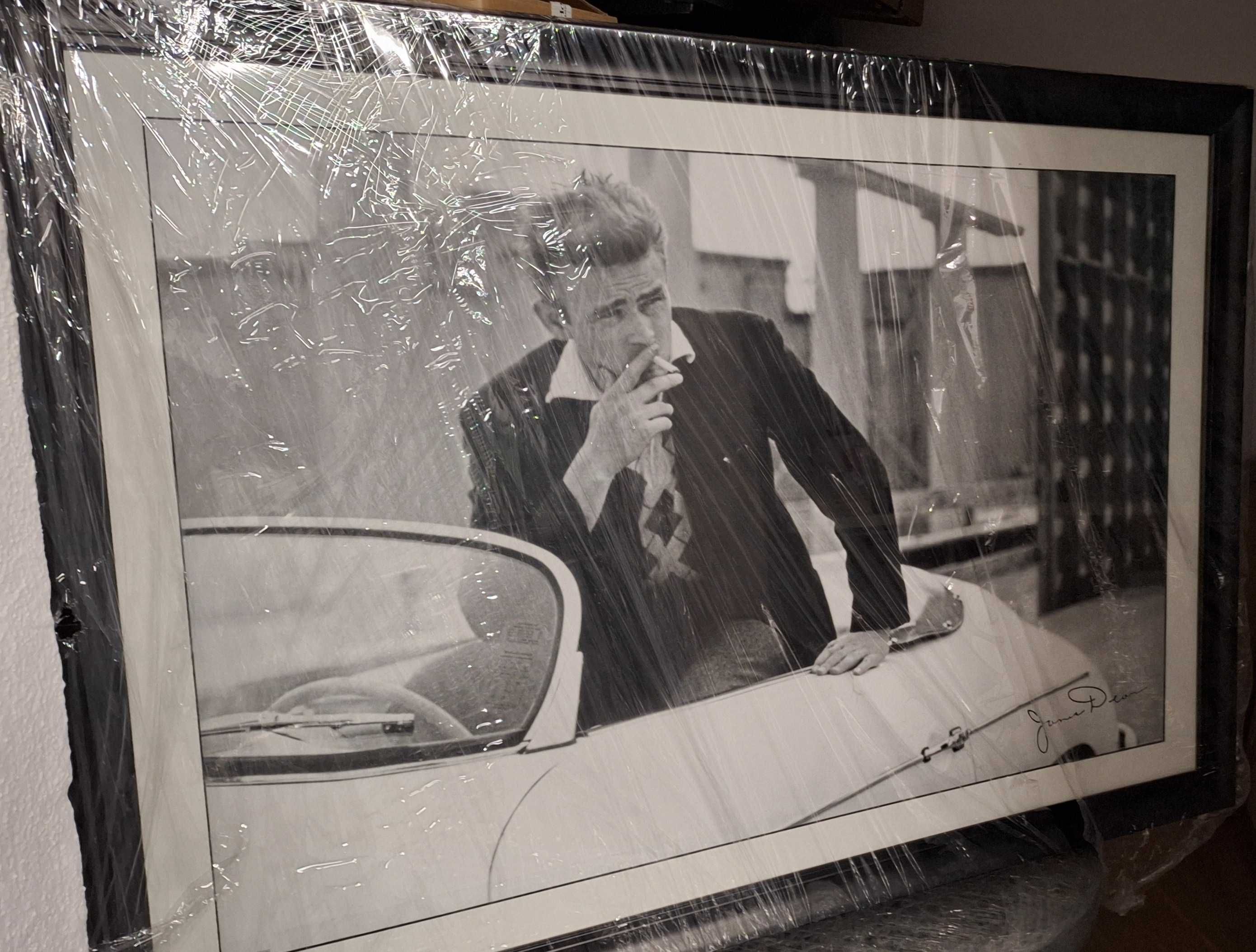 Audrey Hepburn i James Dean – 2 portrety / plakaty – OPRAWIONE