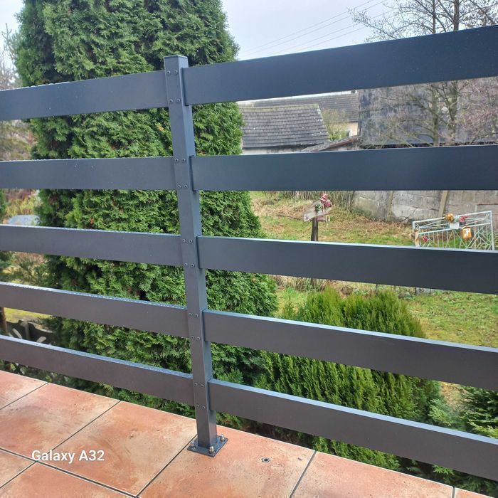 Balustrada balkonowa balustrady aluminiowe Barierki stali nierdzewnej